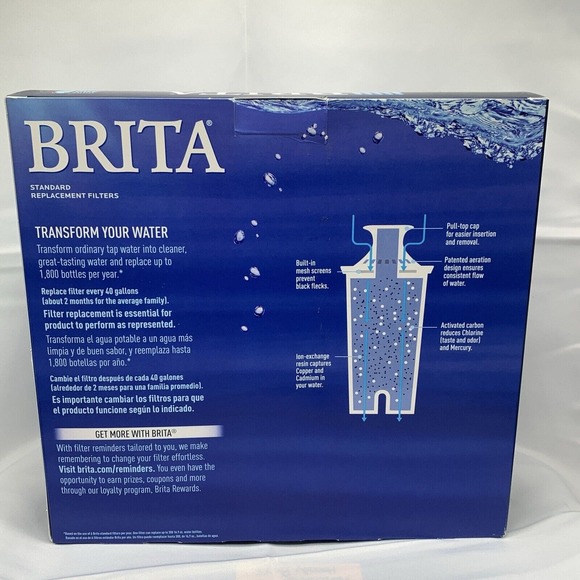 Brita Replacement Filters 10 Pcs. 987554 Value Pack New - Picture 4 of 6